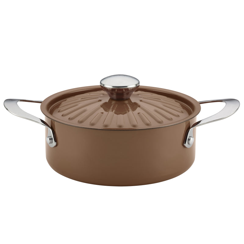 Rachael Ray Cucina Aluminum 2.5 Quart Casserole Brown