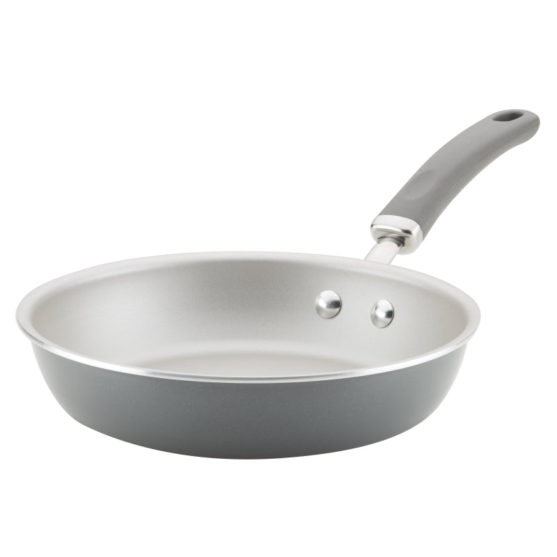 Rachael Ray Create Delicious Aluminum 9.5" Deep Skillet Gray